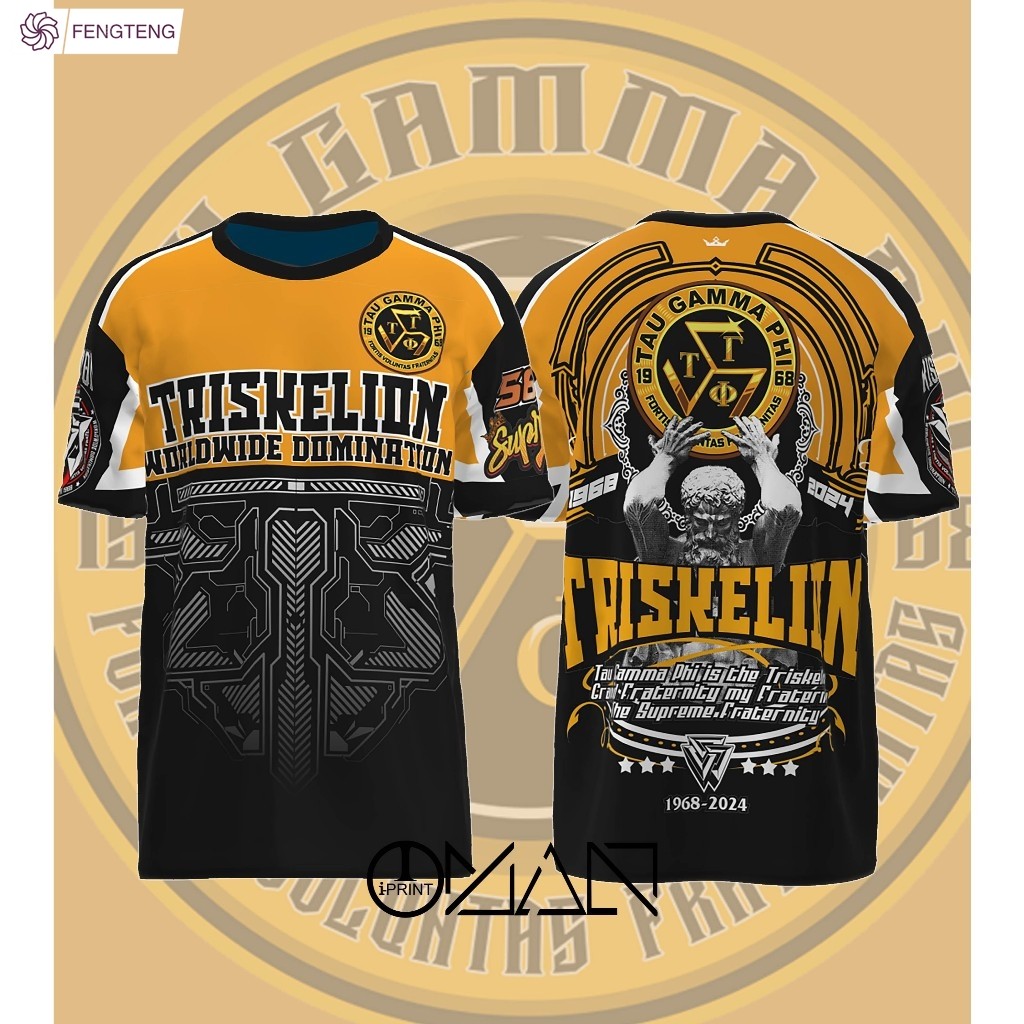 56YEARS TRISKELIONN TAU GAMMA PHI ANNIVERSARY FRATSHIRT | Shopee ...