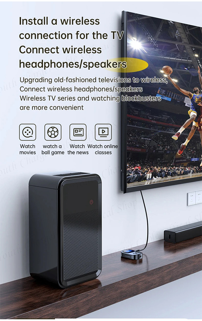 Bluetooth 5.3 Receiver Digital Bluetooth Adapter Wireless Audio