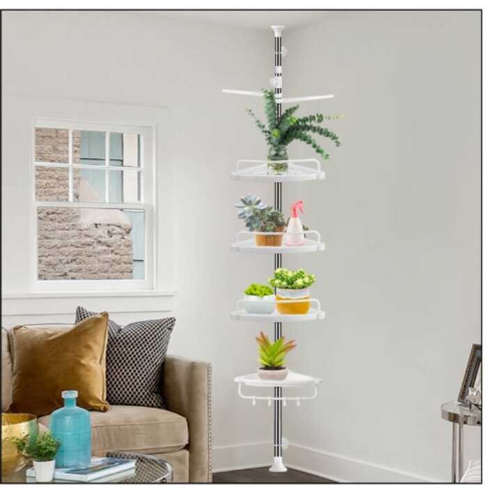 LY Multi-Corner001-4 Lever TriAngulAr BAtHroom WAll RAck SHower SHelf ...