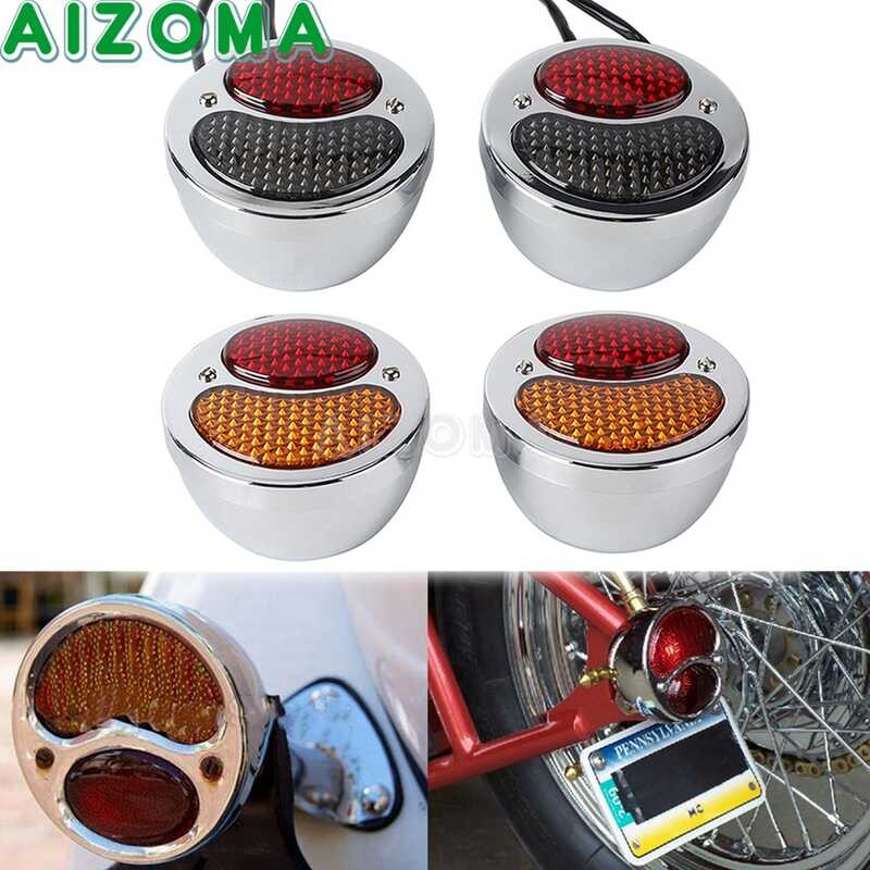 Retro LED Tail Light Para Sa Harley Bobber Chopper Cafe Racer Cruiser ...
