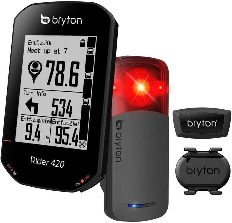 420 Sensor Rider Kit GPS Bicycle Computer and Bryton Gardia R300L ...