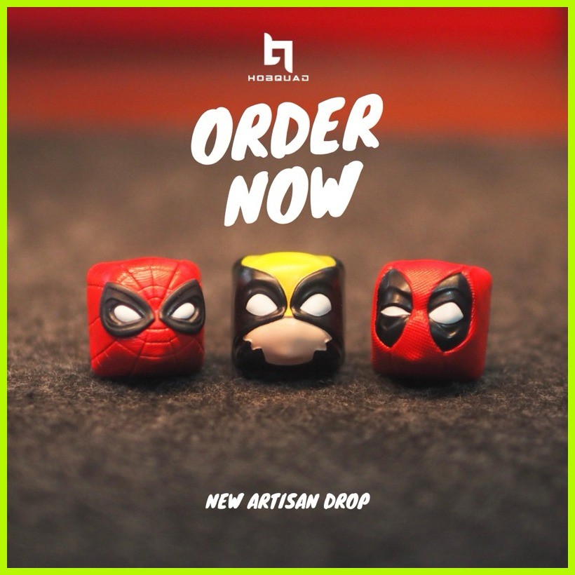 Deadpool, Wolverine, Spiderman Artisan Keycap | Shopee Philippines
