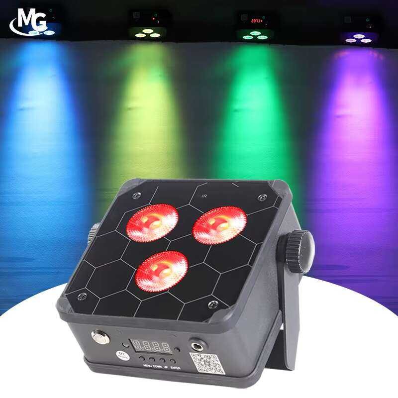 Mglight 3X18w Rechargeable Battery Operated Mini LED Par Light 3*18W ...