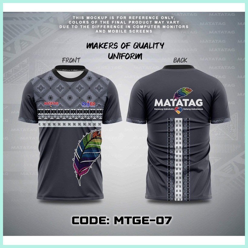 Full Sublimation Matatag T-shirt part 1 | Shopee Philippines