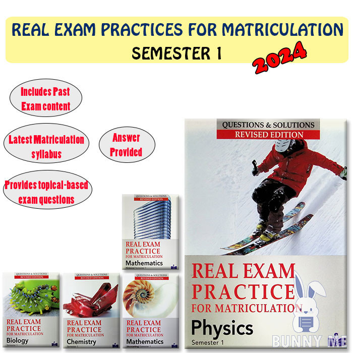 [BUNNY] 2024 Buku Rujukan : Real Exam Practice For Matriculation ...