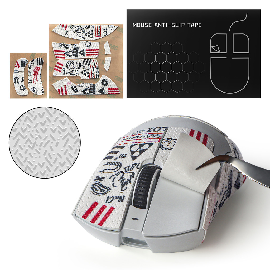 Mouse Grip Tape Stickers for Razer Deathadder V3 / V3 Pro Mouse Anti ...