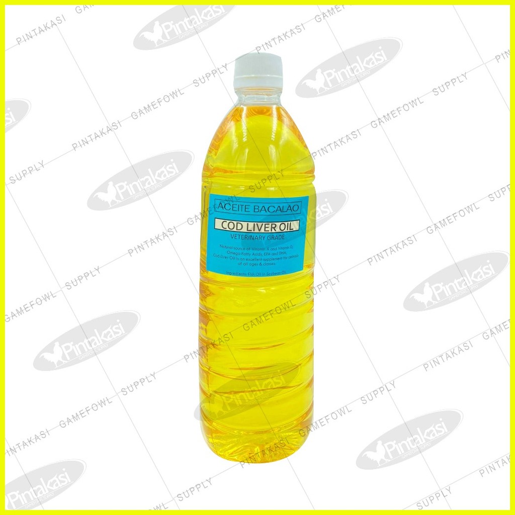 Aceite Bacalao 1L or 1000ml Cod Liver Oil Liquid for Gamefowl Rooster ...