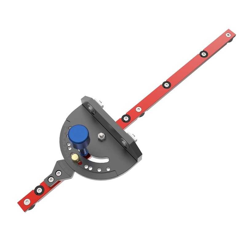 Woodworking T Track Push Ruler Guide Angle Miter Gauge Fence Router/Saw