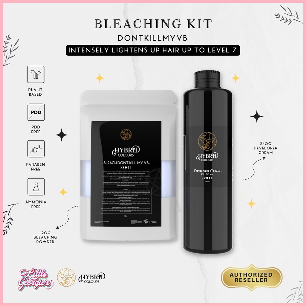 ∆ ☇ Hybrid Colours DONTKILLMYVB Bleach Kit Plantbased Hair
