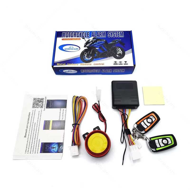 Neutral Electric Remote Control Motorcycle Alarm System V BT | Shopee ...