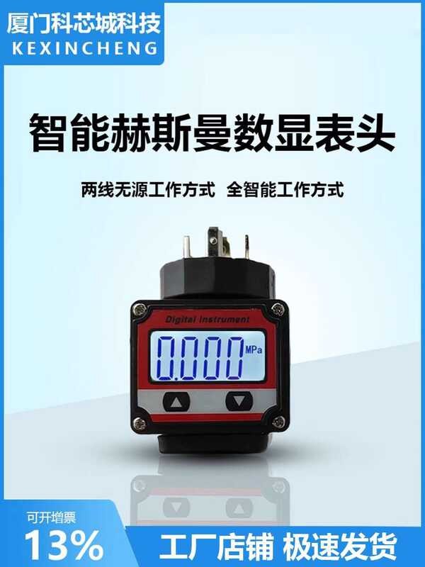 Hirschmann Type LCD Digital Pressure Temperature Transmitter Sensor ...