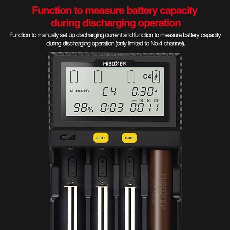 LY C4 Vc4 LCD SmArt CHArger PArA SA Li-Ion/Imr/Inr/Icr/Lifepo4 18650 14500 26650 AA 3.7 1.2V 1 B I.1395369324