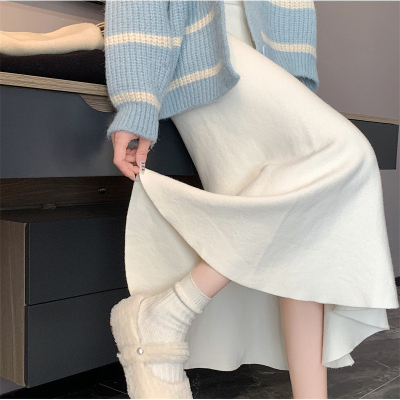 【Ready Stock】Korean Fashion High Waist Fishtail Skirt For Women Sexy ...