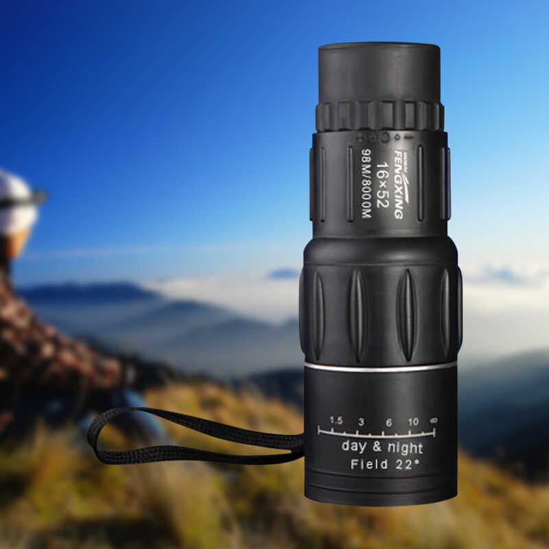 HD 16x52 Dual Focus Monocular Telescope – Waterproof Zoom Lens For Hunting & Birding