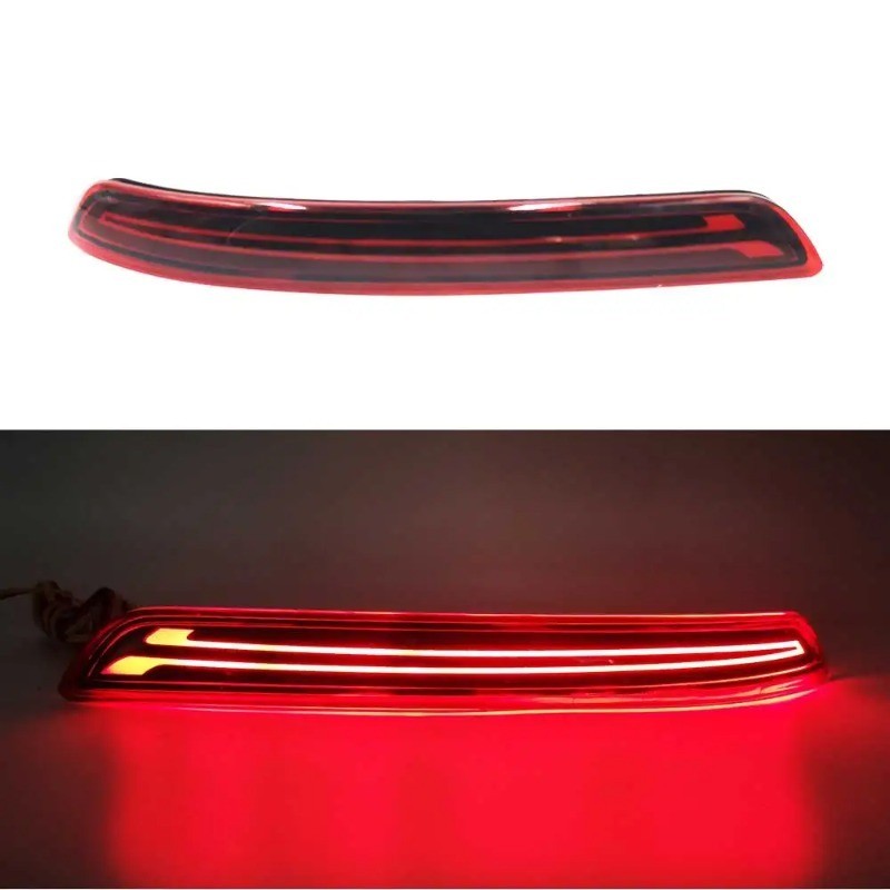 1set LED Reflector For Toyota Innova 2015-2024 Car Tail Light Rear Fog ...