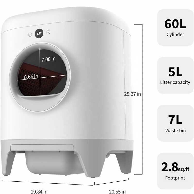 Self Wholesale Cleaning Large Automatic Cat Litter Box For Multiple