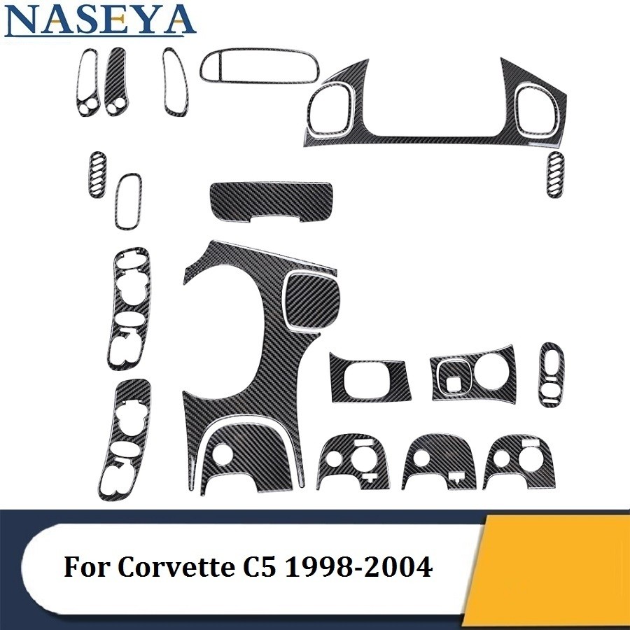 For Chevrolet Corvette C5 1998 1999 2000 2001 2002 2003 2004 Carbon ...