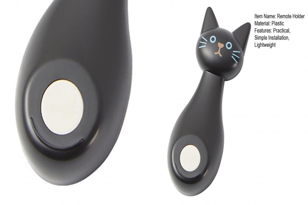 shchuani Long-lasting Remote Holder Adorable Cat Wall Mount Remote ...