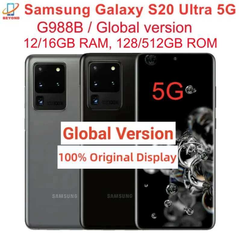 A Samsung Galaxy S20 Ultra 5G G988b/Ds Global Version Original 6.9 ...