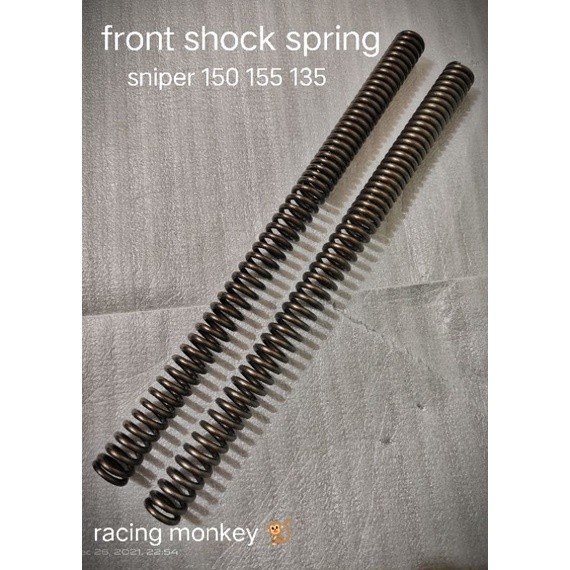 racing monkey front shock spring for yamaha sniper 150 / 135 / 155 ...