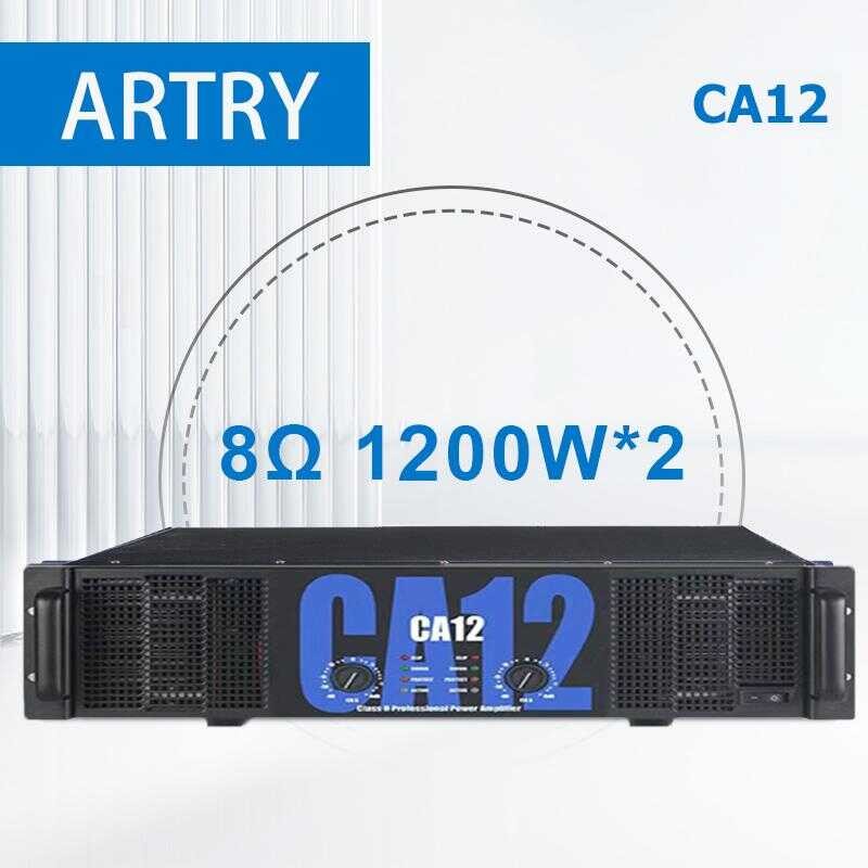 ARTRY Ca12 Professional Amplifier, Two Channels, 1200W High-Power 8 ...