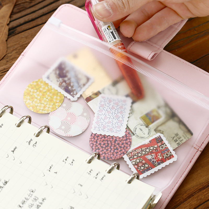 Transparent PVC Storage Bag for Traveler's Notebook Diary Day Planner ...