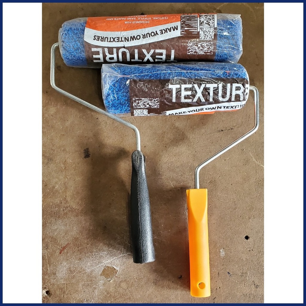 → VERSATEX TEXTURE / TEXTURED PAINT ROLLER - BLUE / RED (#7 - #9 ...