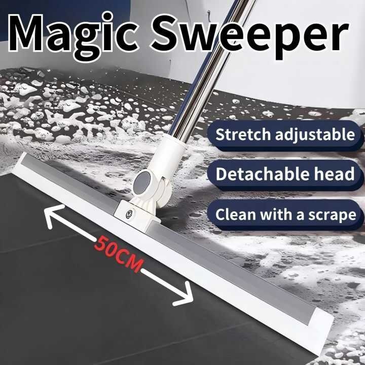 INXX Squeegee Rubber Magic Broom Wiper Cleaner For Floor Mop With ...