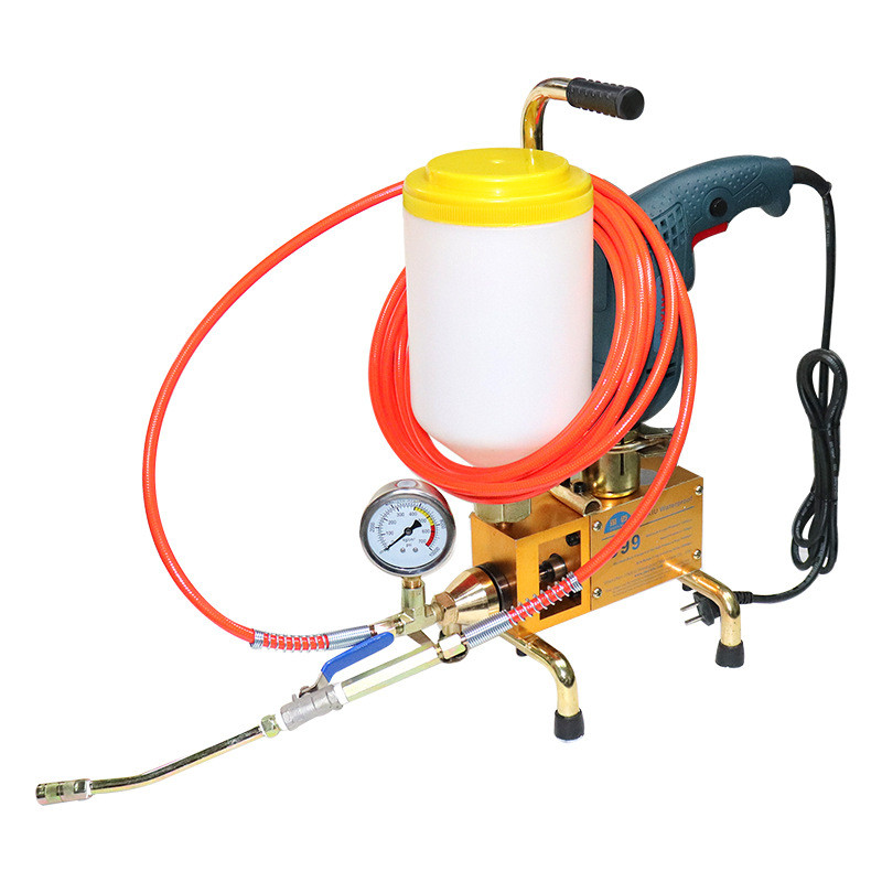 Electric Epoxy Injection Piston Pump Polyurethane Foam Grouting Steel ...