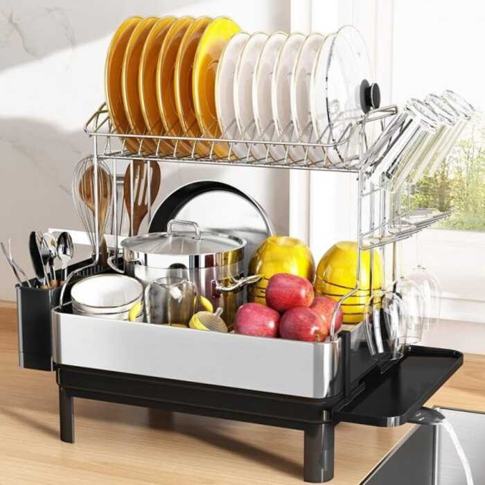 Selected Kitchen Double-Layer Stainless Steel Bowl and Chopstick ...