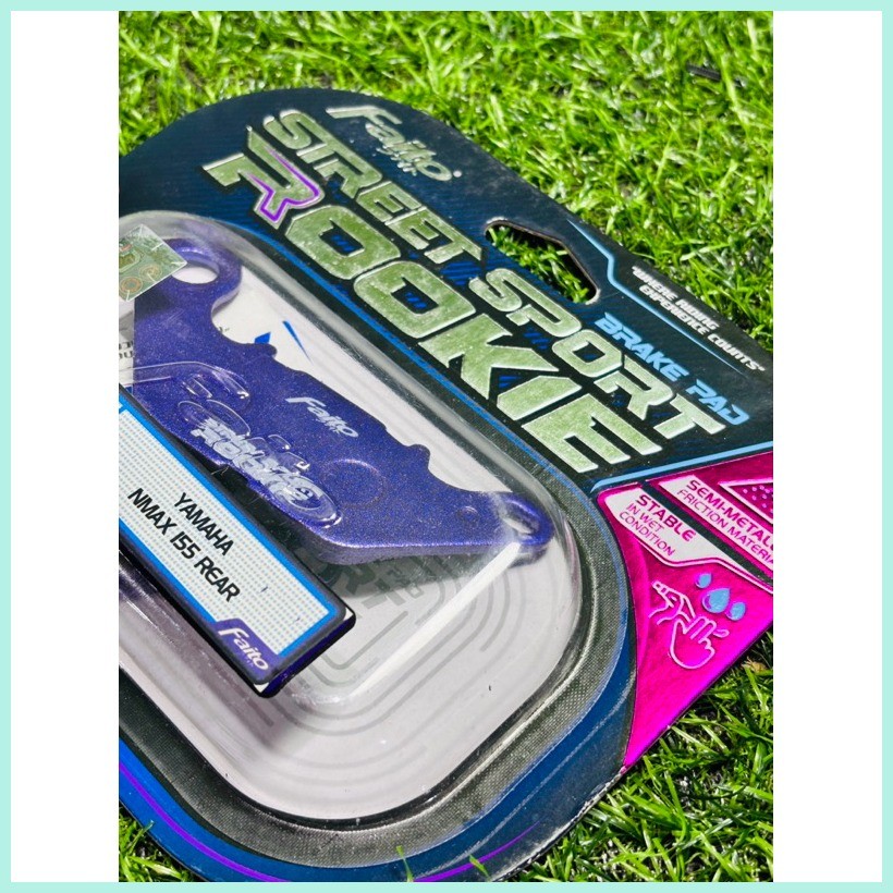 FAITO STREET SPORT ROOKIE BRAKE PAD FOR YAMAHA NMAX REAR FT67 DPSSR-133 ...