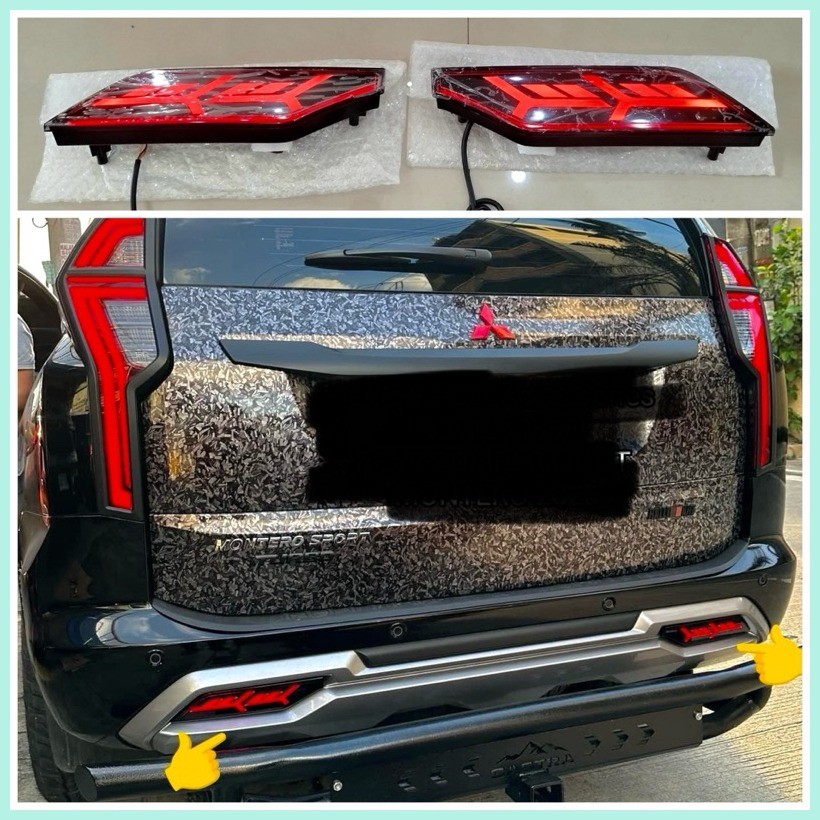 Mitsubishi Montero 2019 - 2025 Rear Bumper Light V2 | Shopee Philippines