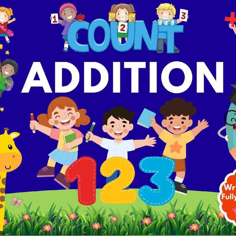 Mathematics Addition - Laminated A4 Educational 9e4 | Shopee Philippines