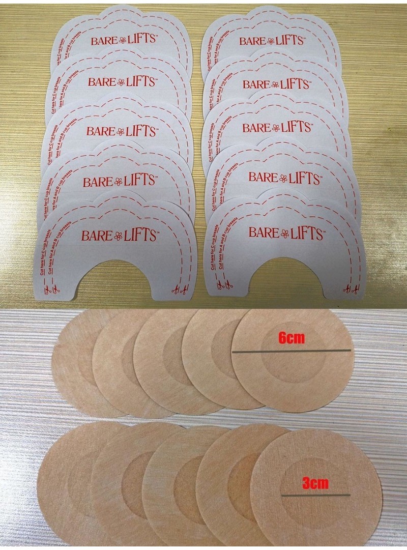 ZXYOUPING 40pcs Breast Lift Stickers,Lifts Invisible Bra Tape Boob ...