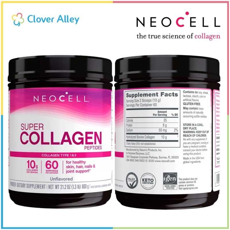 Neocell Collagen Peptides Powder 600grams (11/2025 Expiry) Shopee