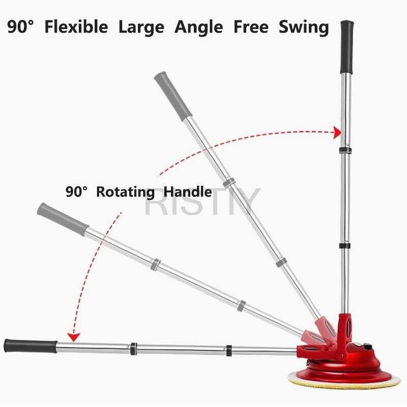 Automatic House Wireless Mop Electric Cleaning Hine Wipes Floor Tiles