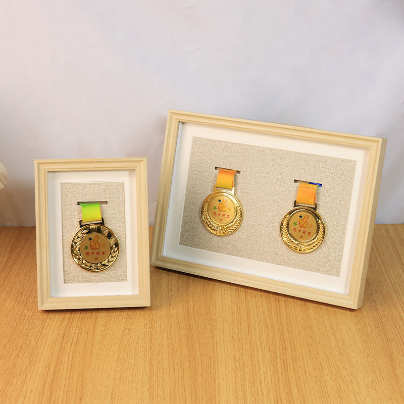 Hollow Medal Marathon Storage Display Photo Frame Table Display Stand ...