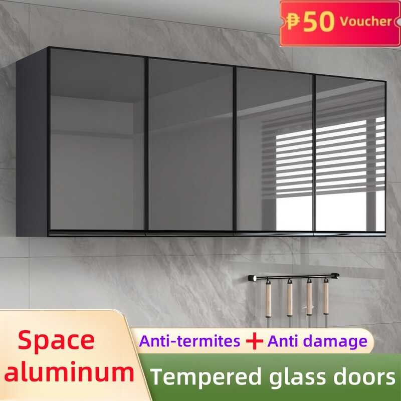 Kitchen Aluminum AntiTermites Modular/Pantry Glass