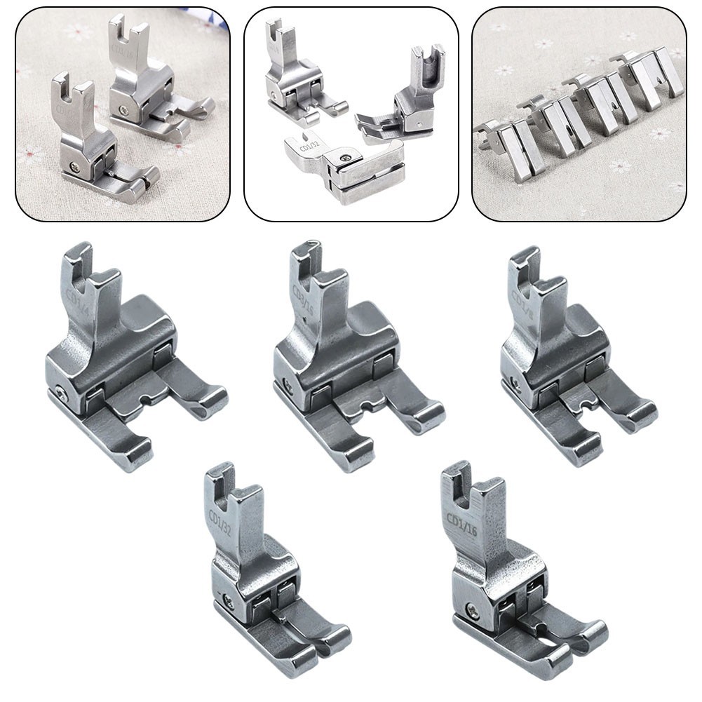 [OME] Sewing Left And Right All Steel Presser Foot 1mm To 6mm Size