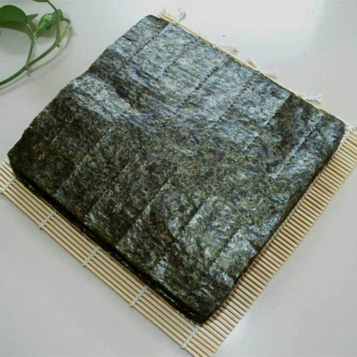Nori Ball Large Pack 50 Sheets Roasted Commercial Sushi Wrappers Half ...