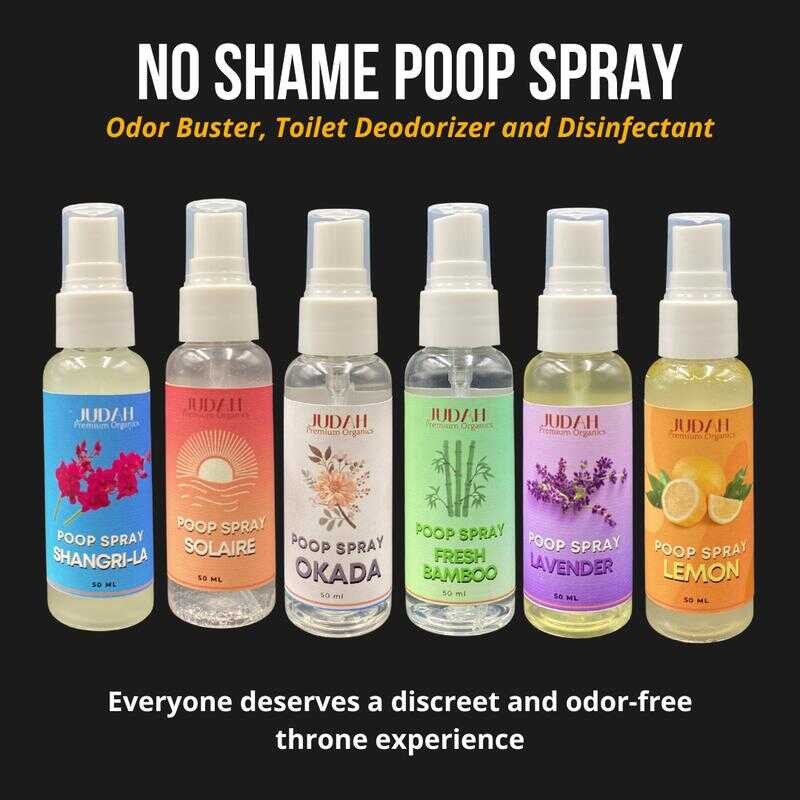 No Shame Poop Spray Odor Buster Poop Spray Poo Spray Toilet Deodorizer ...