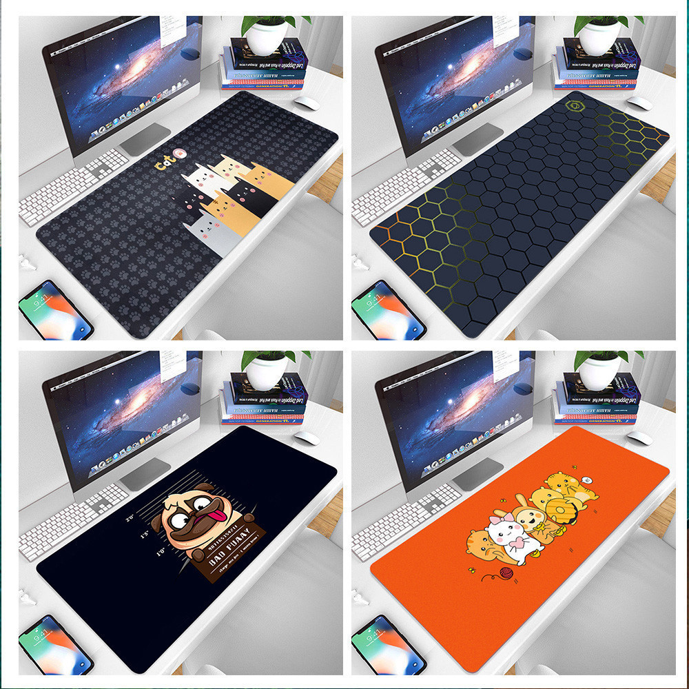80*30cm Cute Anime Cartoon Large Keyboard Pad PC Gamer Laptop Desk Pad ...
