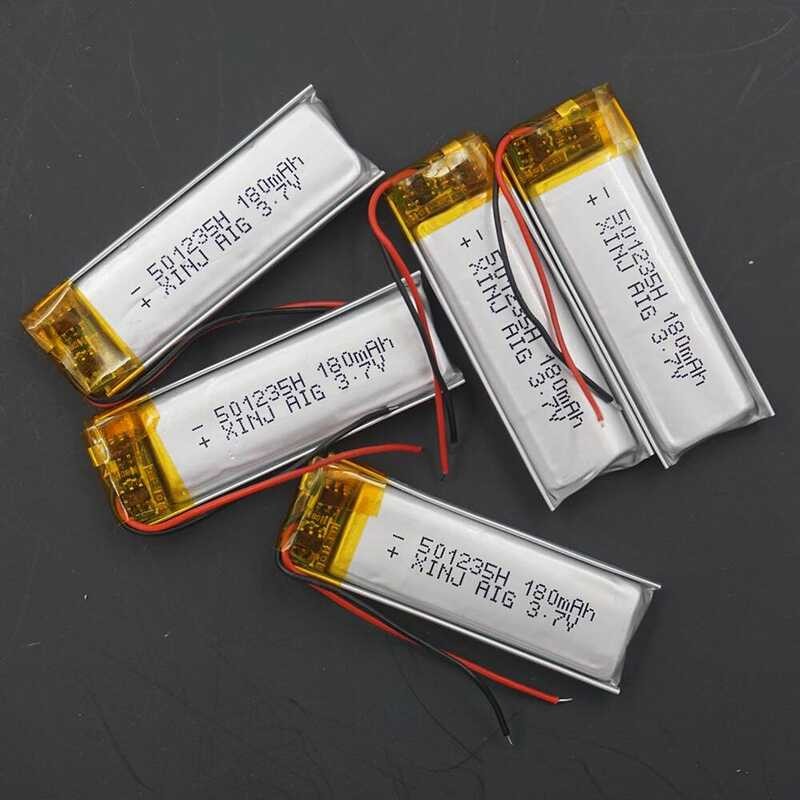 ZYGY 5PCS 3.7V 550mah Batterie au Lithium et 1 pièces 5 en 1, batterie drone fly