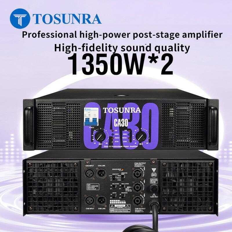 TOSUNRA Ca30 PURE COPPER POWER AMPLIFIER 1350W*22 High-Power ...