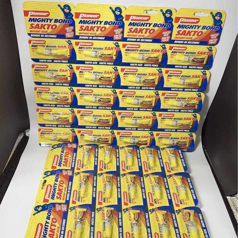 Mighty Bond Super Glue Sakto1kg Original Instant 1Pad 20Pcs | Shopee ...