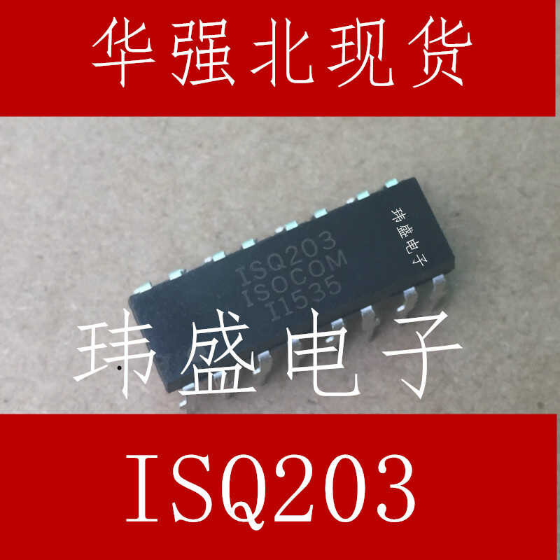 Brand New ISQ203 DIP16 Direct Insert ISOCOM IC Chip Transistor Reverse ...