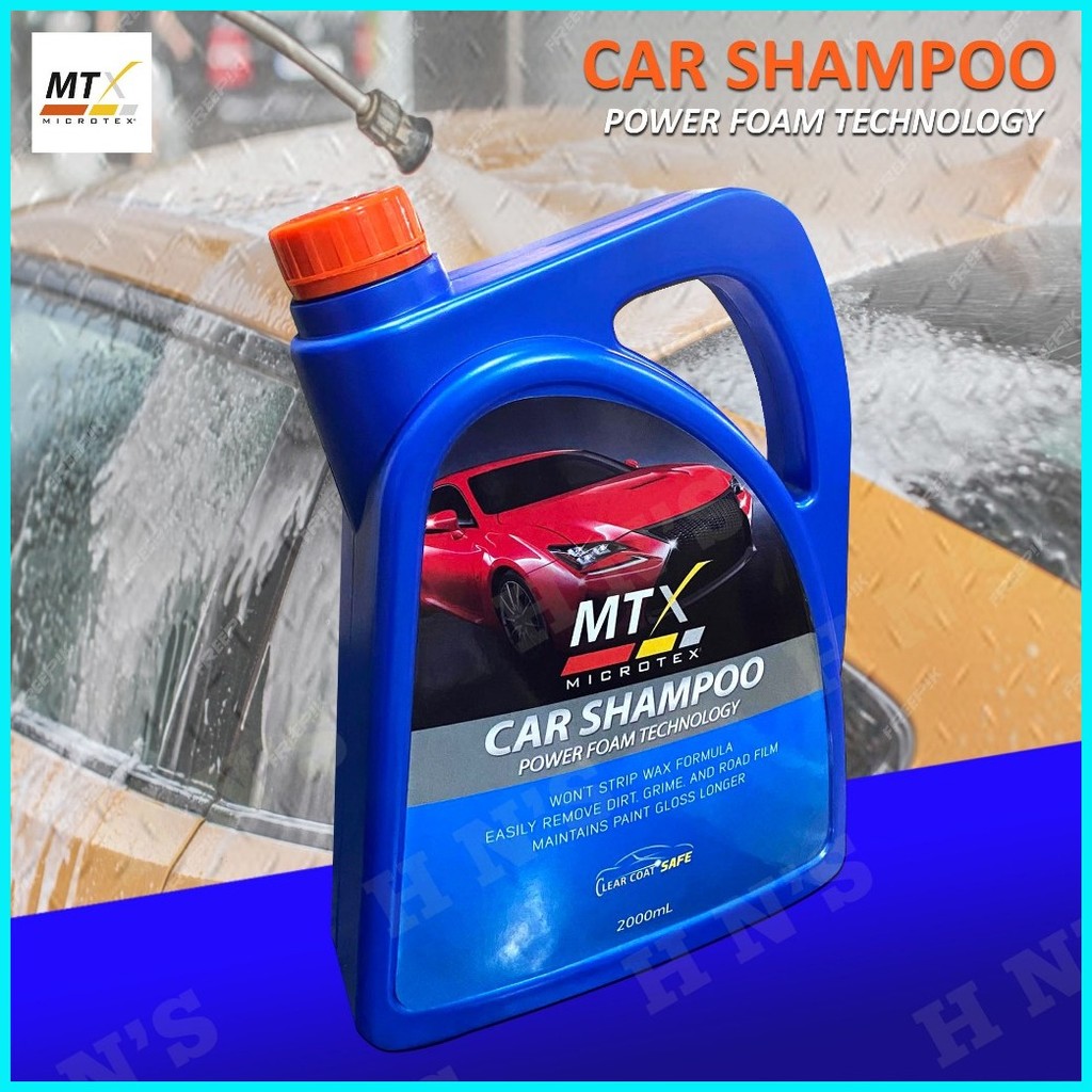 MICROTEX MTX Car Shampoo ( Power Foam Technology ) 2L | Shopee Philippines