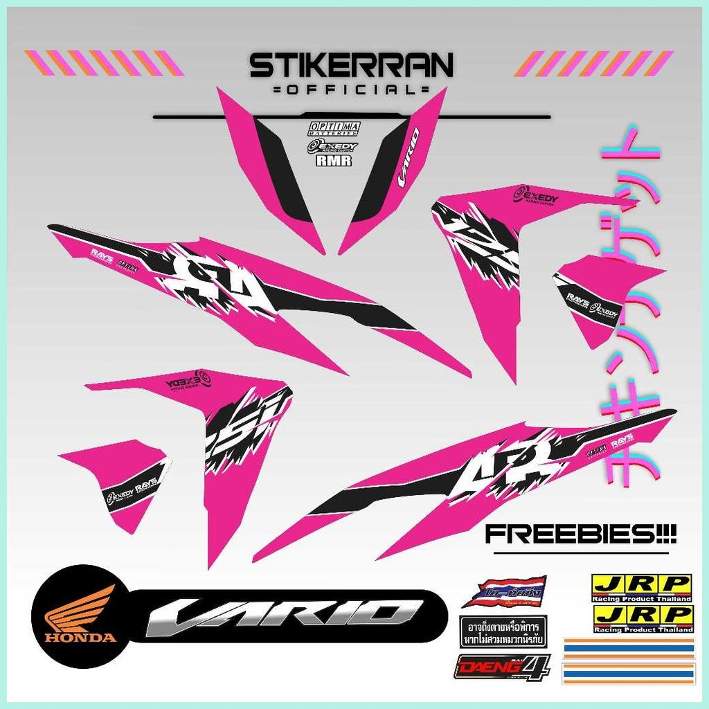 HONDA CLICK V2 LANCER RACING DESIGN DECALS | Shopee Philippines