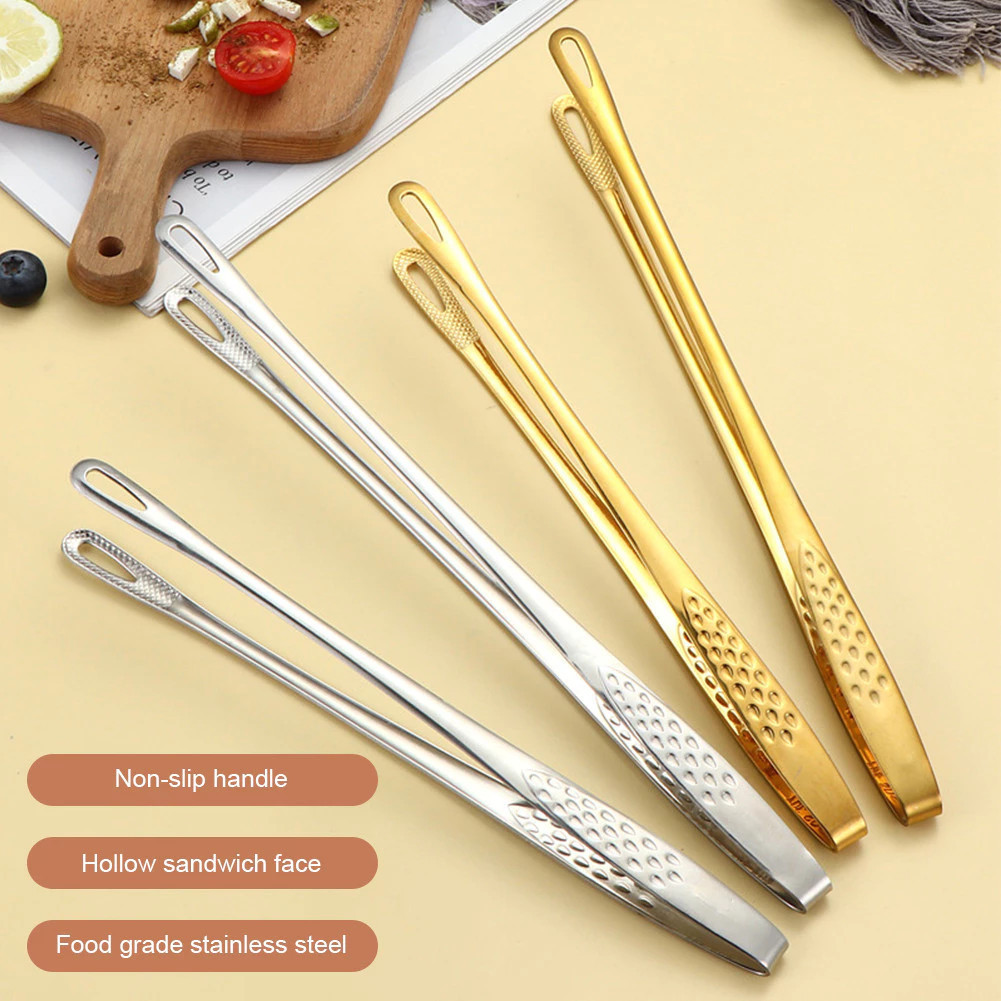 Non-Slip Cooking Clip Stainless Steel Barbecue Clip Kitchen Tweezer ...