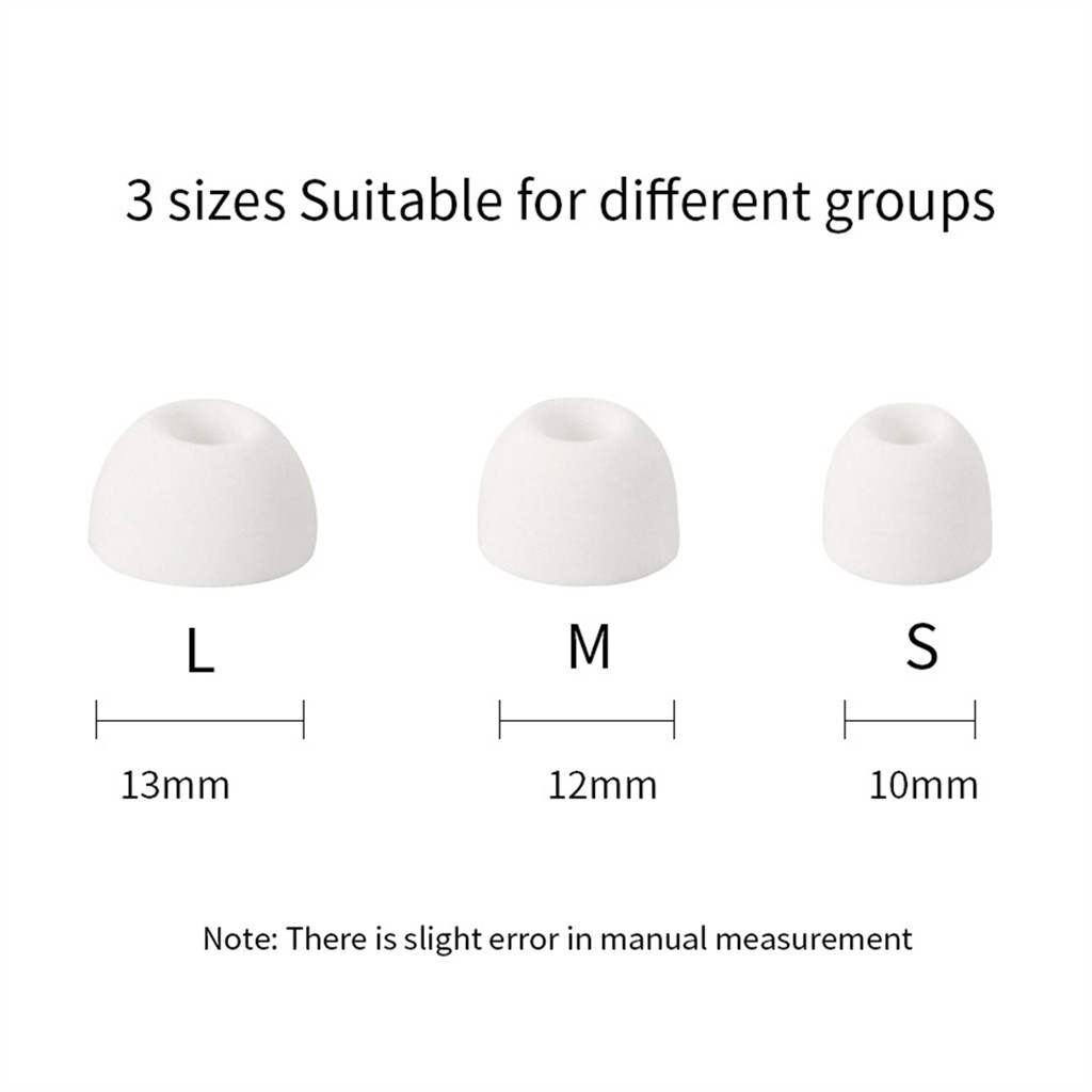 6pcs Silicone Ear Tips Compatible With Anker Soundcore A20i A30i P20i ...